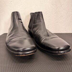 Officine Creative Black Leather Chelsea Boots – EU 43 (Made in Italy)